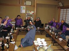 今年最後の石神井町池渕町会の行事になる防災会夜警