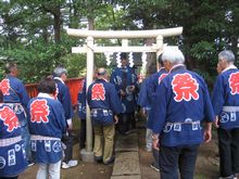 稲荷諏訪合神社のお祭り式典