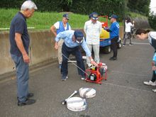 第２回目の軽可搬ポンプ操法訓練（実質３回目）