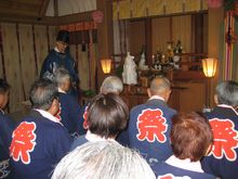 稲荷諏訪合神社のお祭り式典