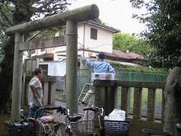 稲荷諏訪合神社のお祭りが始まりました。