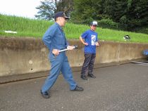 １０月７日（水）の第２回軽可搬ポンプ操法訓練