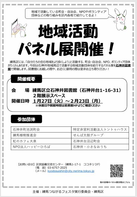 地域活動パネル展