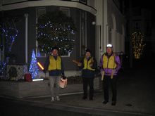 今年最後の石神井町池渕町会の行事になる防災会夜警