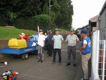 第２回目の軽可搬ポンプ操法訓練（実質３回目）