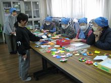 １月１８日（日）石神井小学校で「餅つきと昔遊びの会」