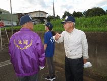 １０月７日（水）の第２回軽可搬ポンプ操法訓練