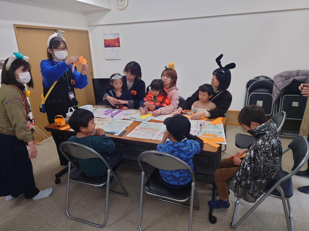 団地こどもハロウィンを開きます。